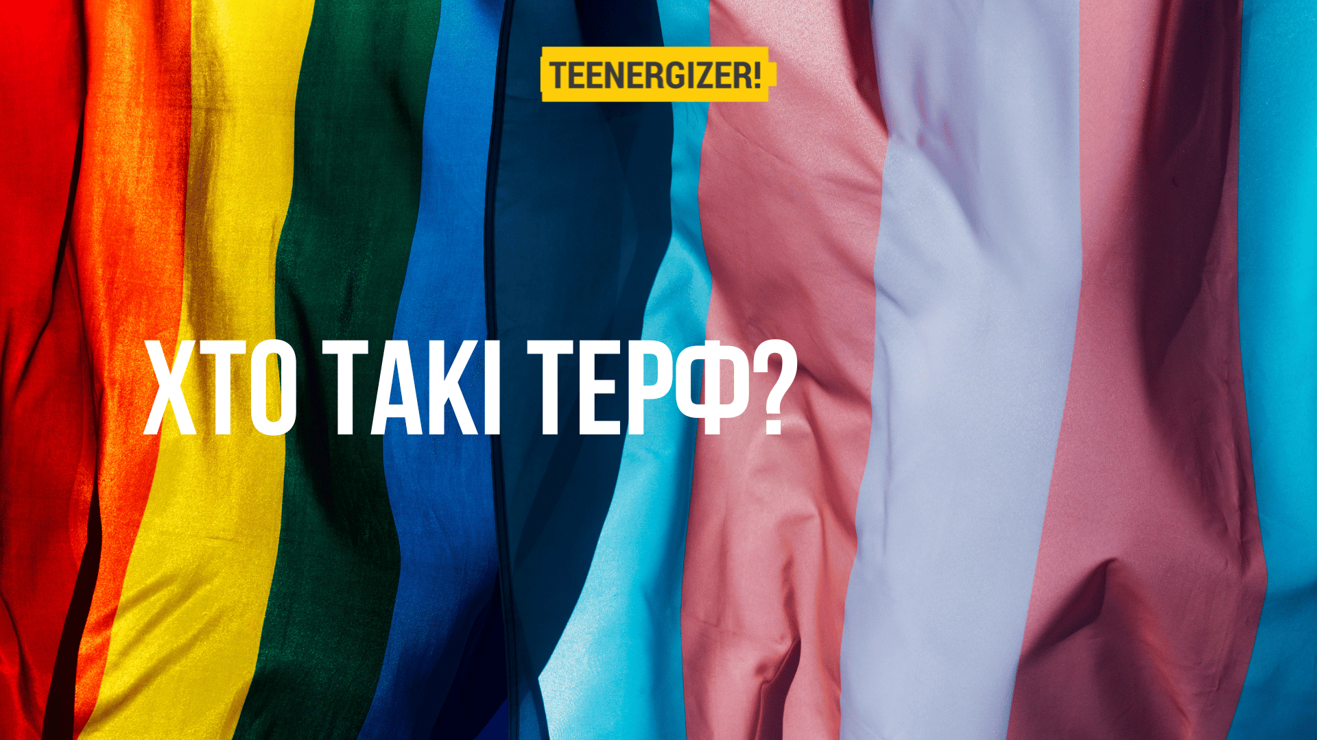 Що означає термін “терф”? | Teenergizer